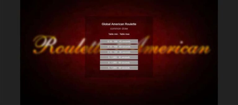 Global American Roulette