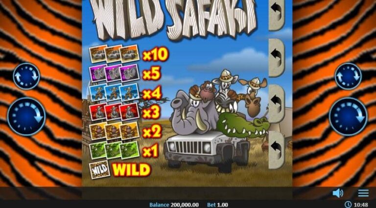 Go Wild on Safari Pull Tab