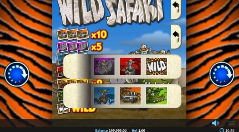 Go Wild on Safari Pull Tab