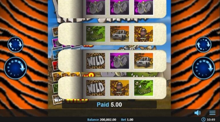 Go Wild on Safari Pull Tab