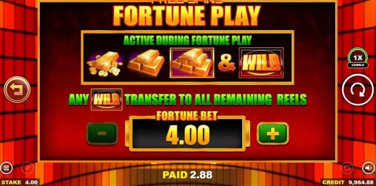 Gold Blitz Free Spins
