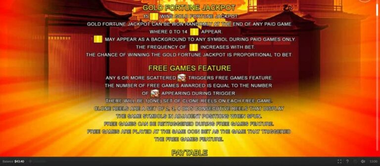 Gold Fortune Festival