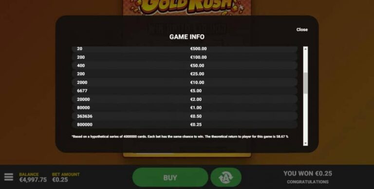 Gold Rush Scratch