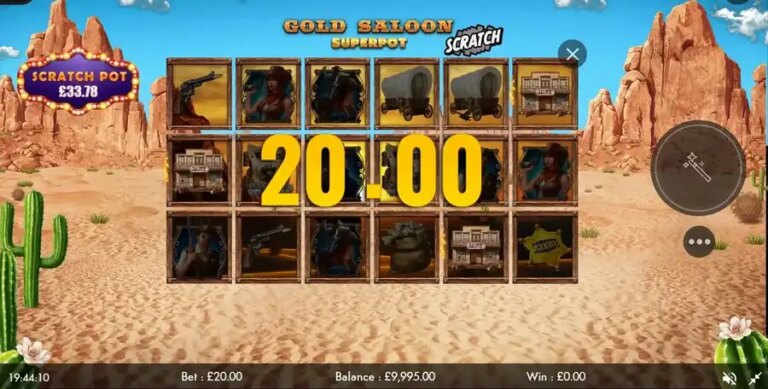 Gold Saloon Superpot Scratch