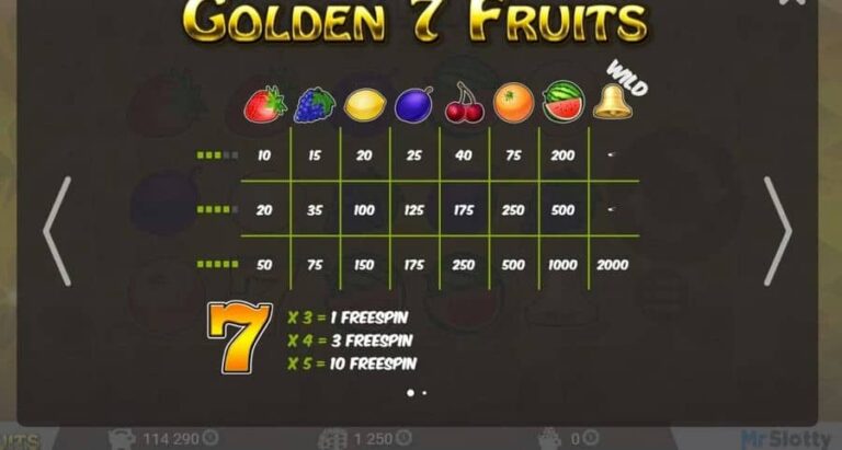 Golden 7 Fruits