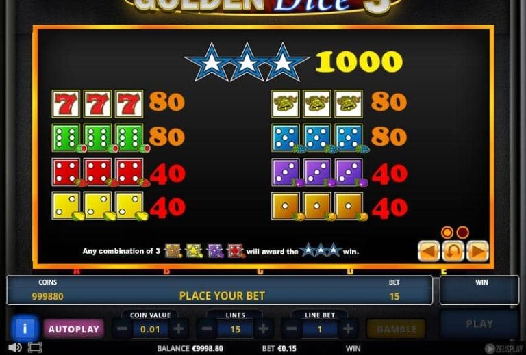 Golden Dice 3