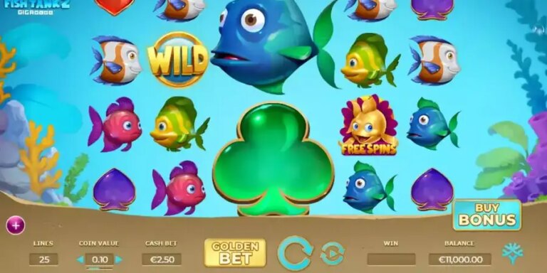 Golden Fish Tank 2 Gigablox