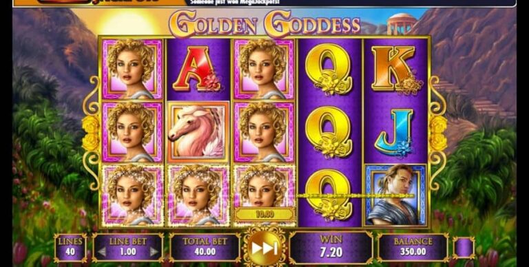 Golden Goddess Mega Jackpots