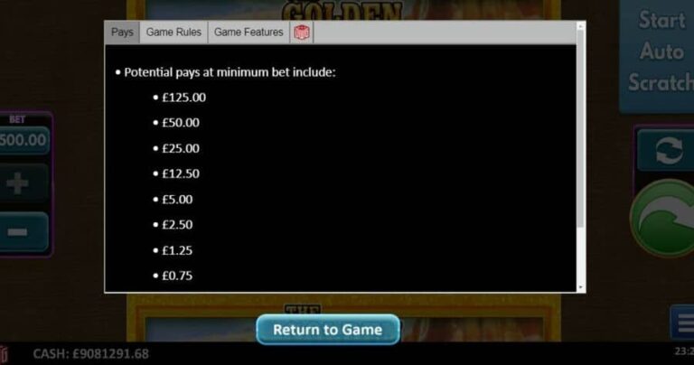 Golden Grand Scratcher