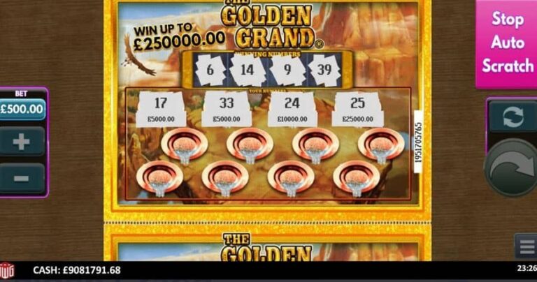 Golden Grand Scratcher