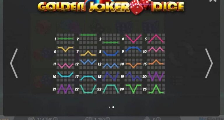 Golden Joker Dice