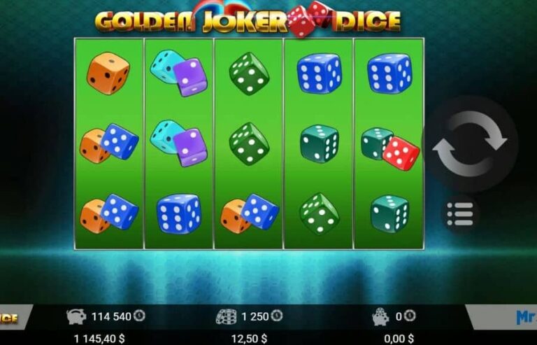 Golden Joker Dice