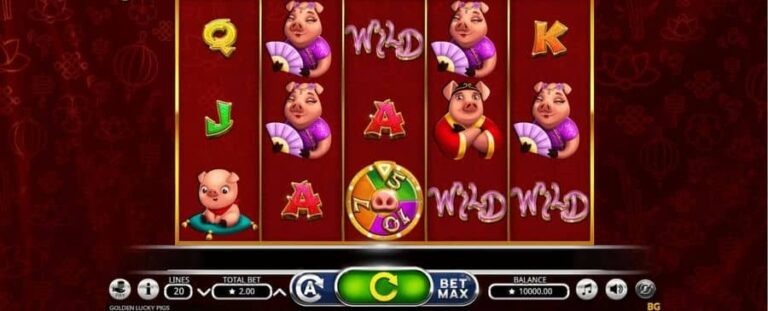 Golden Lucky Pigs