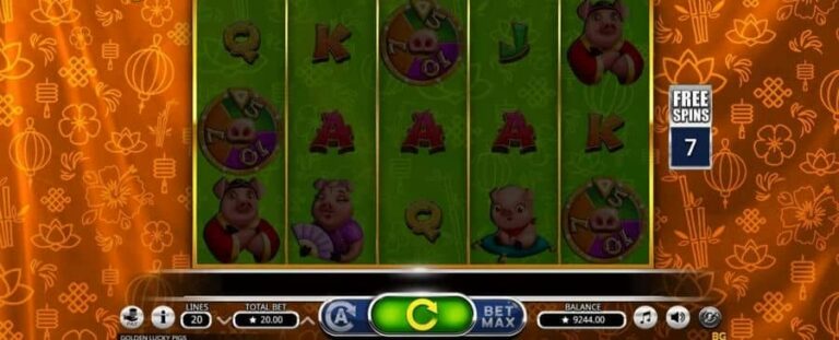 Golden Lucky Pigs