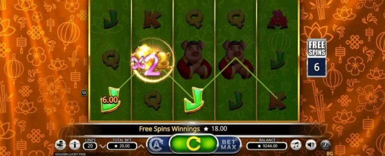 Golden Lucky Pigs