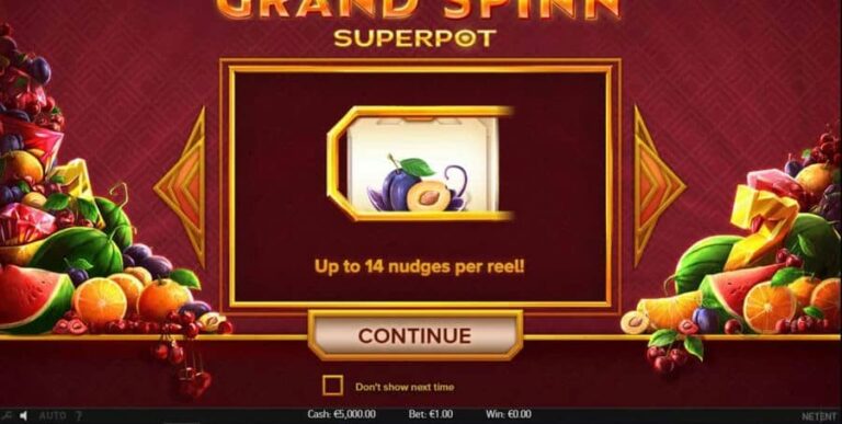 Grand Spinn Superpot