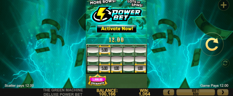 Green Machine Deluxe Power Bet
