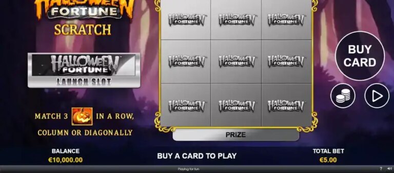 Halloween Fortune Scratch