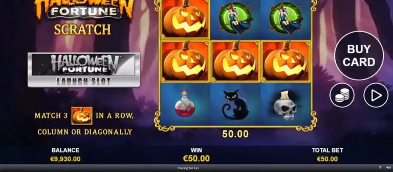 Halloween Fortune Scratch