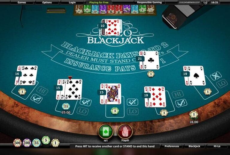 Hi Lo Blackjack
