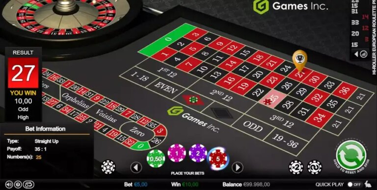 Hi-Roller Roulette (Games Inc)