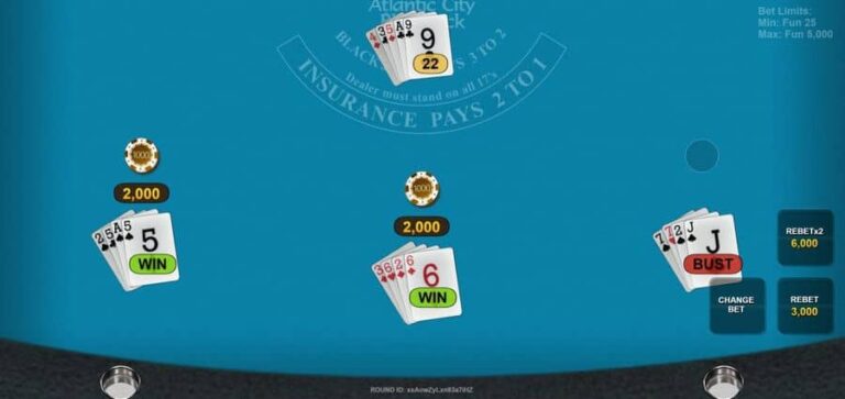 High Roller Atlantic City Blackjack