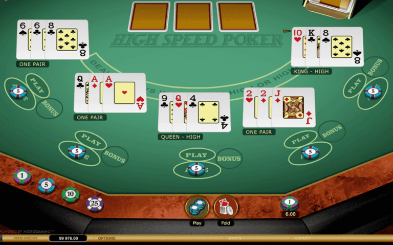 High Speed Poker MH (Microgaming)
