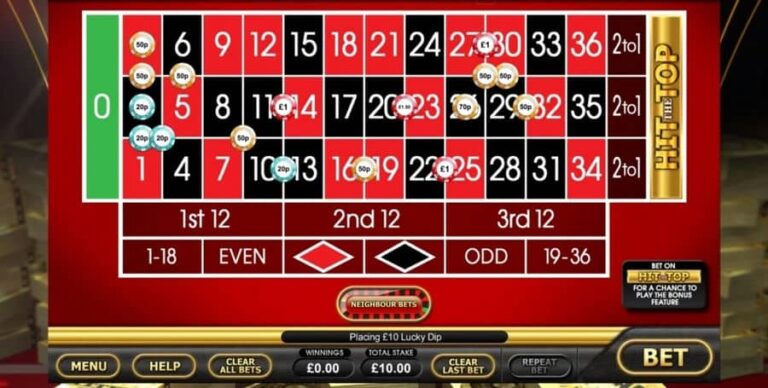 Hit the Top Roulette
