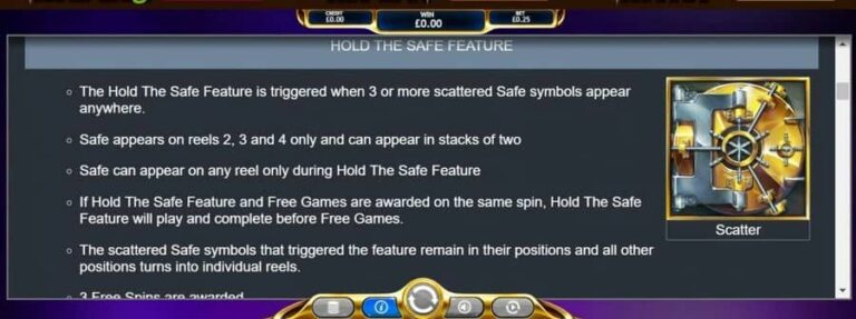 Hold the Safe Jackpot