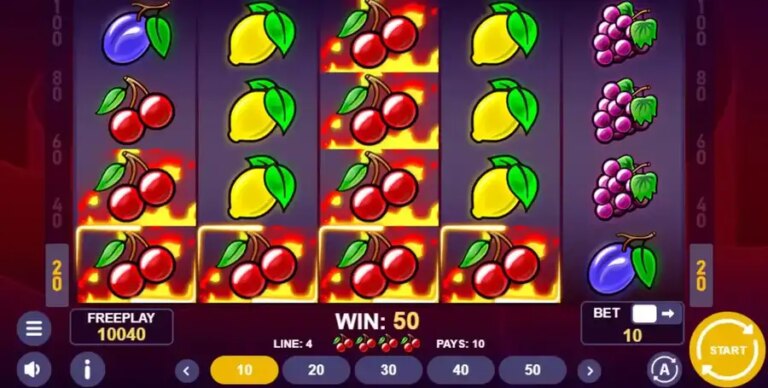 Hot Coins & Fruits 100