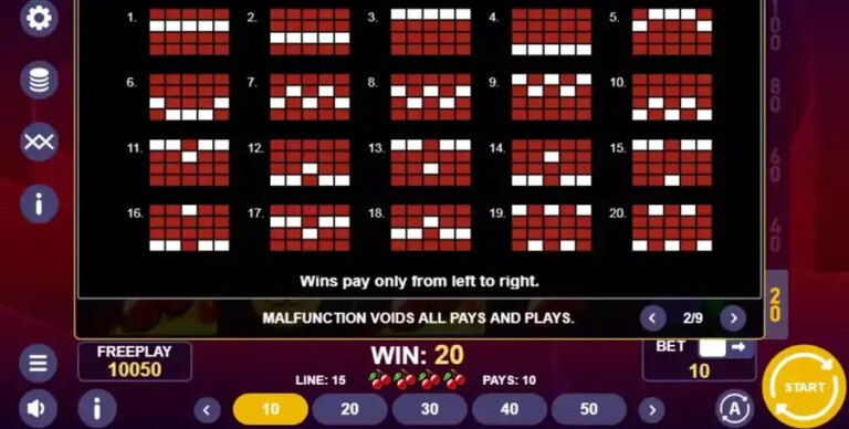 Hot Coins & Fruits 100