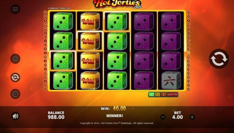 Hot Forties Dice