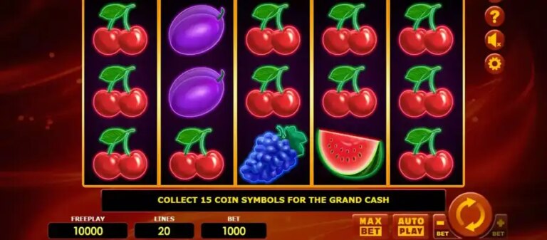Hot Fruits 20 Cash Spins