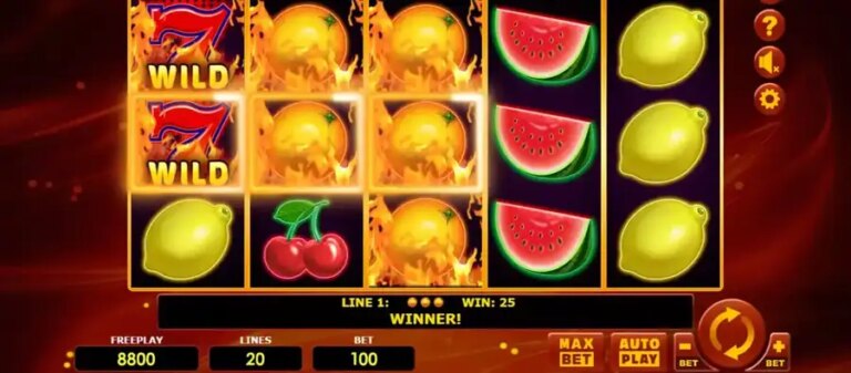 Hot Fruits 20 Cash Spins