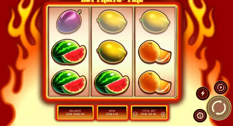 Hot Fruits on Fire