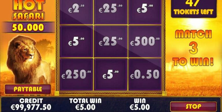 Hot Safari Scratchcard