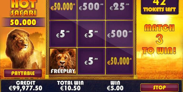 Hot Safari Scratchcard