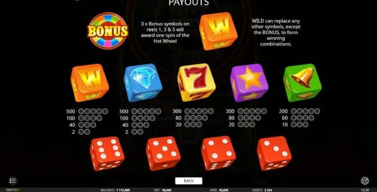 Hot Spin Dice