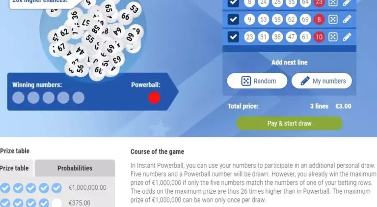 Instant Powerball