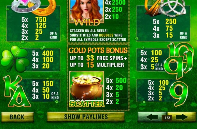 Irish Luck (Playtech)