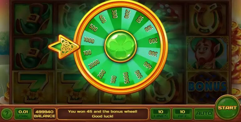 Irish Lucky Wheel
