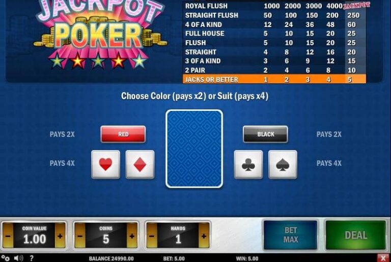 Jackpot Poker (Play’n Go)