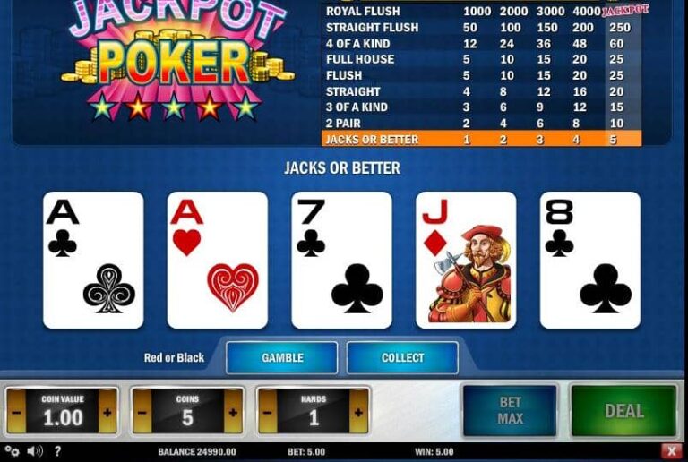 Jackpot Poker (Play’n Go)