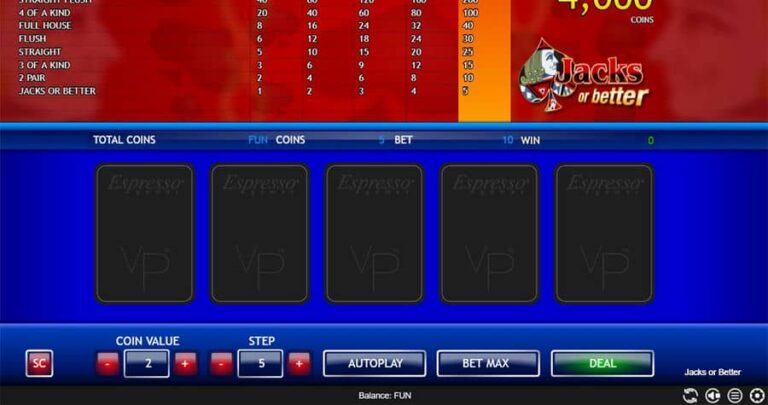 Jacks or Better (Espresso Games)