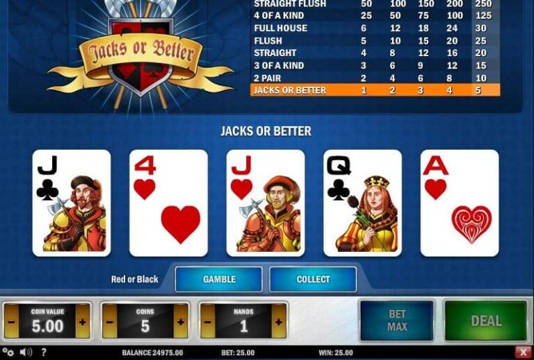 Jacks or Better MH (Play’n Go)
