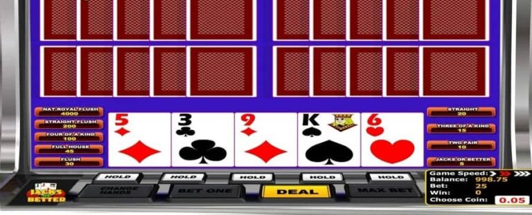 Jacks or Better MH (Betsoft)