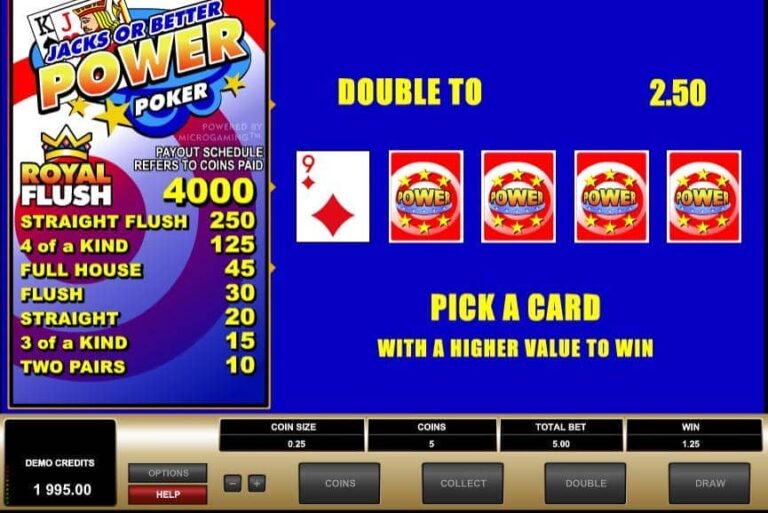 Jacks or Better MH (Microgaming)