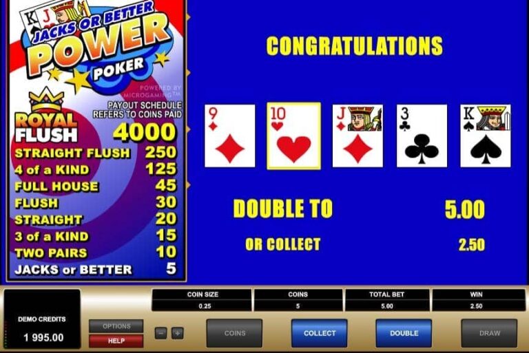Jacks or Better MH (Microgaming)