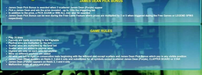 James Dean Dice