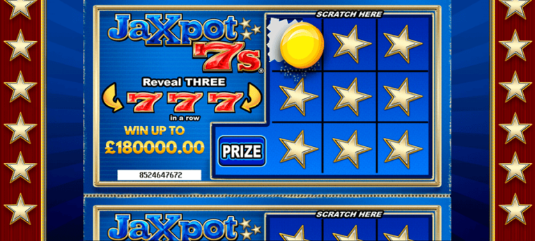 Jaxpot 7s Scratcher